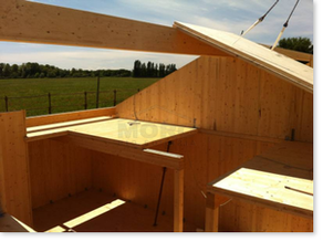 tetto in legno